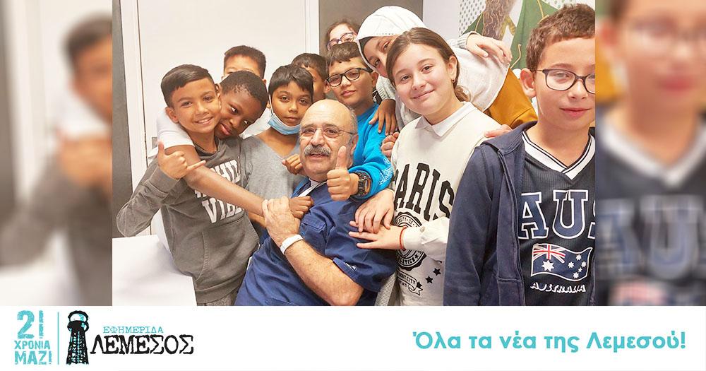 Ένα διαφορετικό #hashtag από τα παιδιά για τα ΧΡΟΝΙΑ ΠΟΛΛΑ στον Δρ Νίκο Ζάμπογλου