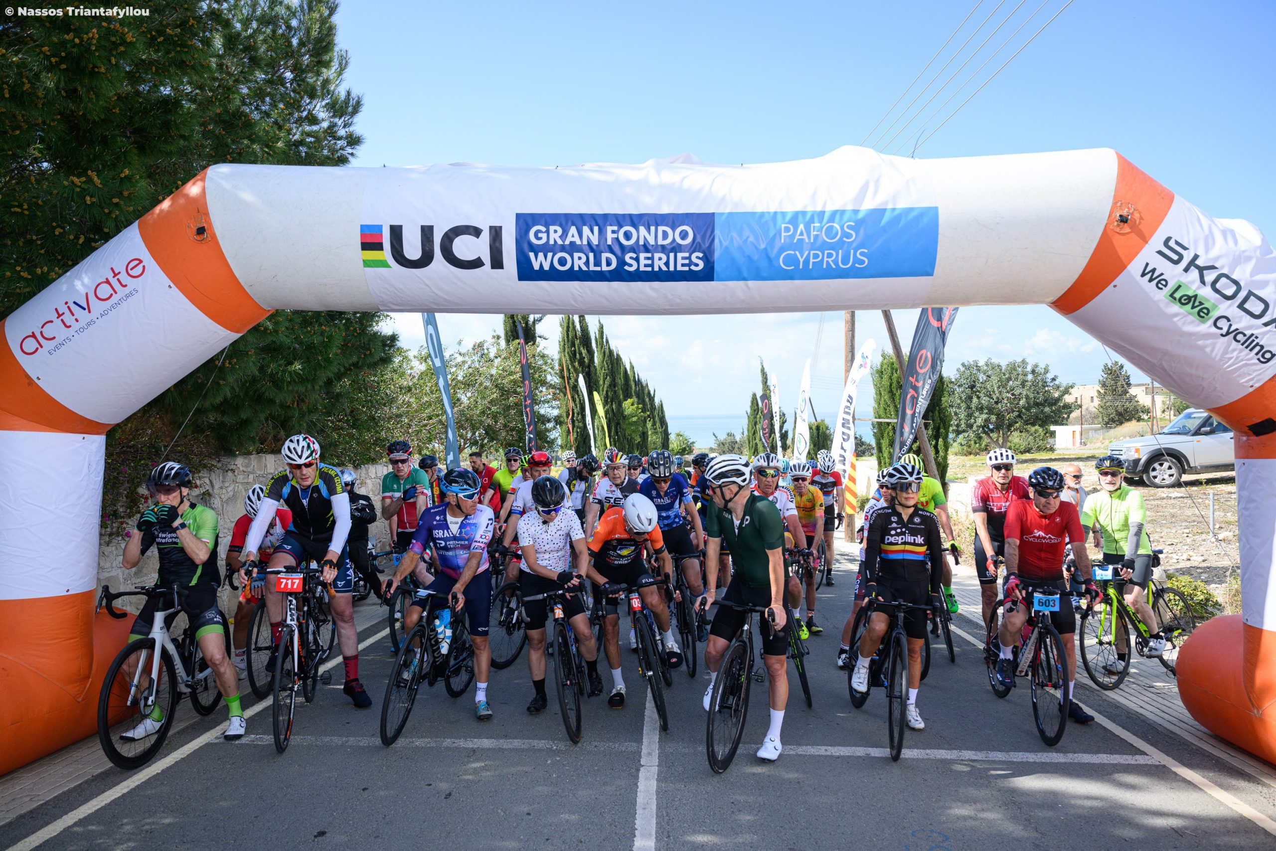 Με περίπου 400 ποδηλάτες από 45 χώρες ξεκινάει το Skoda Cyprus Gran Fondo 2024