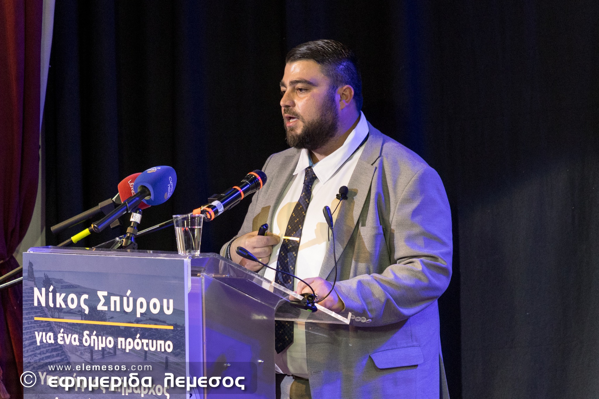 Εξαγγελία υποψηφιότητας για τη δημαρχία της Δυτικής Λεμεσού, από τον Νίκο Σπύρου